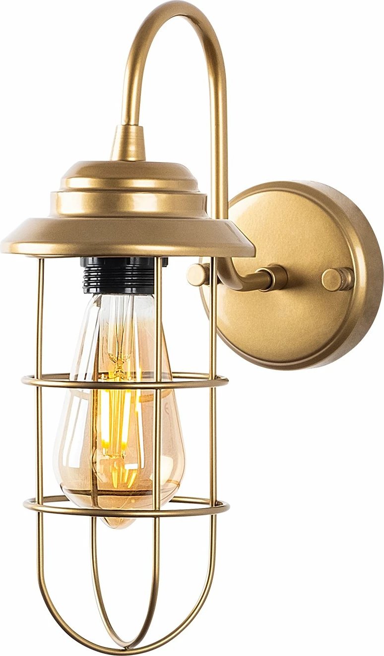 Llambë muri Opviq, mahoni, ngjyrë ari, 13206 Llambë muri Opviq, mahoni, ngjyrë ari, 13206