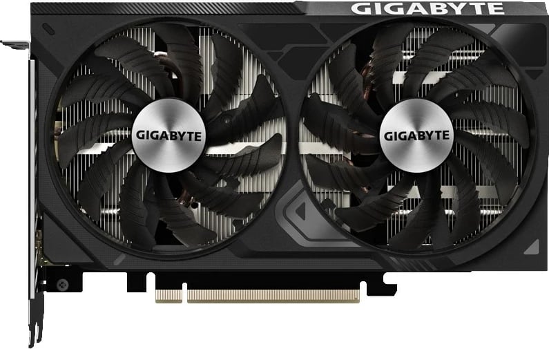 Kartelë grafike Gigabyte GeForce RTX 4070 WINDFORCE 2X OC V2 12G, e zezë