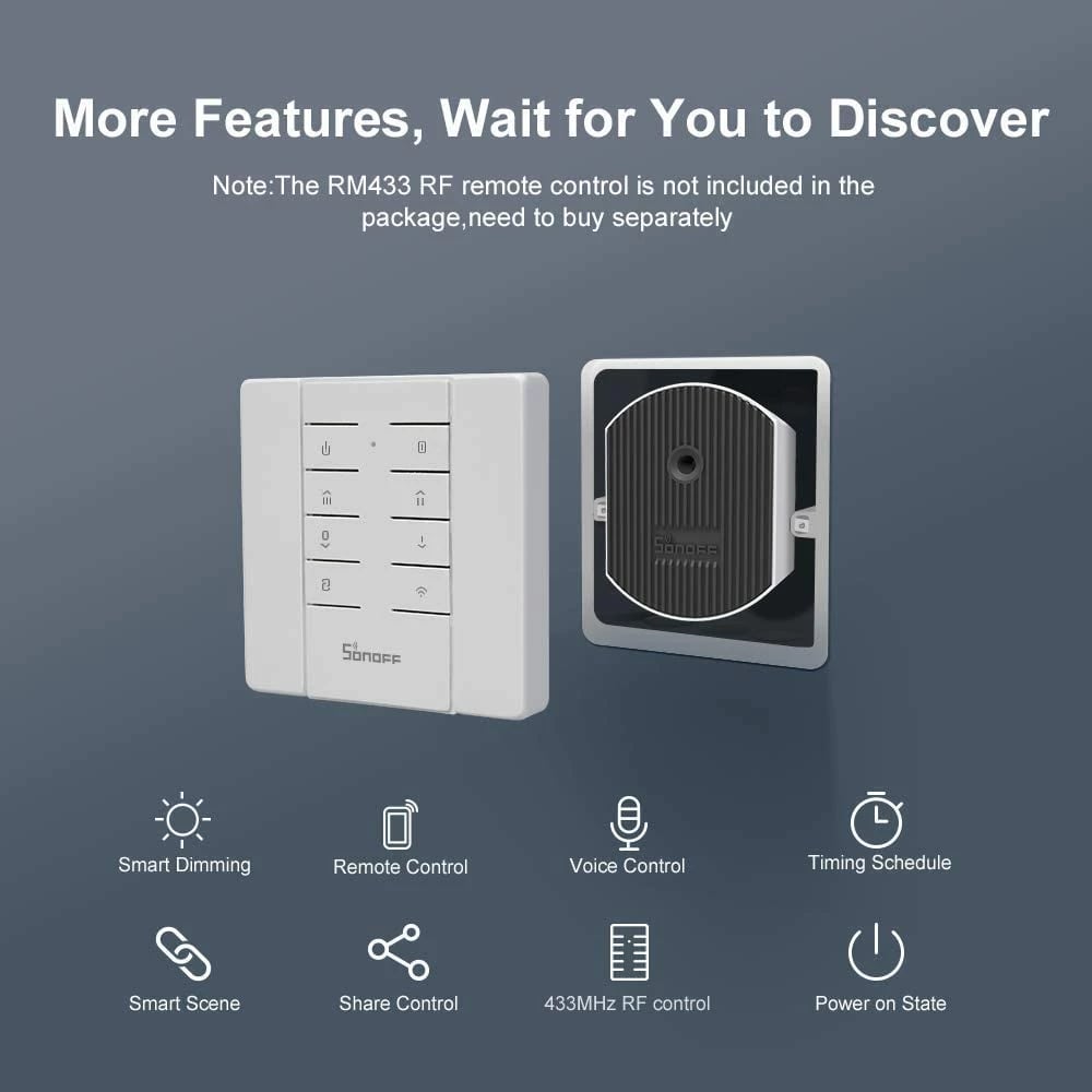 Ndërprerës SONOFF D1 Smart Dimmer Switch