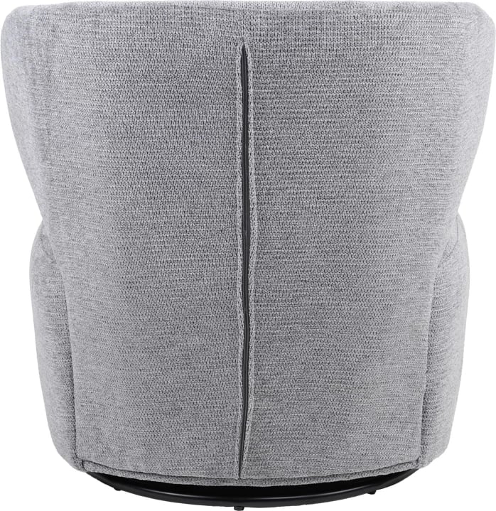 Karrige me krahë rrotulluese Marelia, material stof, ngjyrë gri, 73x76x76cm