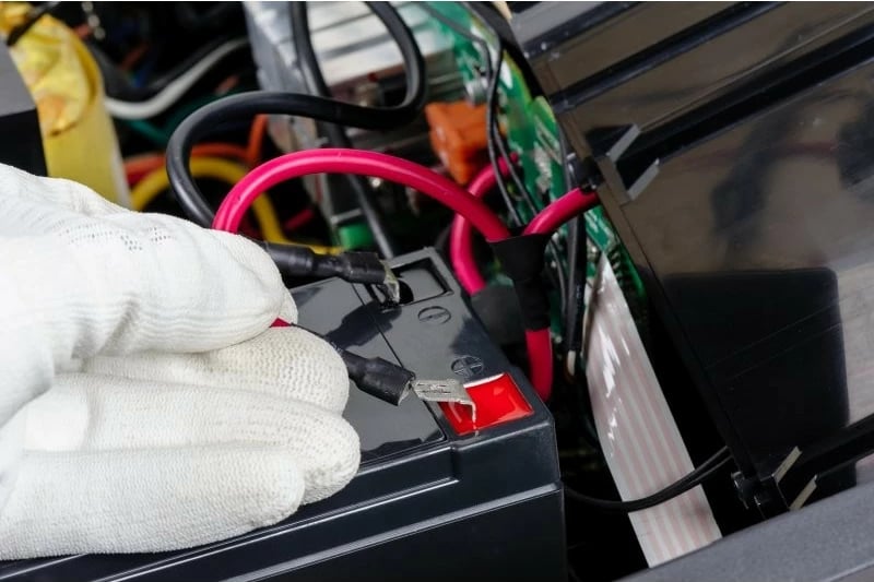 Bateri AGM VRLA plumb-acid e mbyllur, Green Cell, AGM37, 4V 4Ah, e zezë