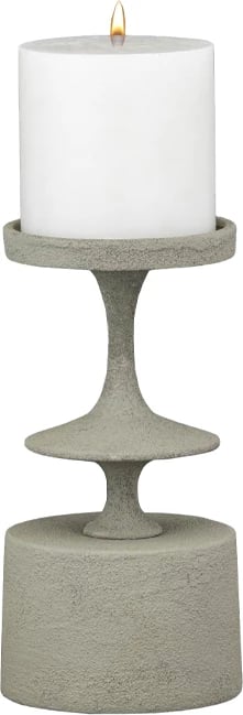 Mbajtëse qirinjsh MOMENTS, alumin, ngjyrë mint, 12.5x12.5x24cm