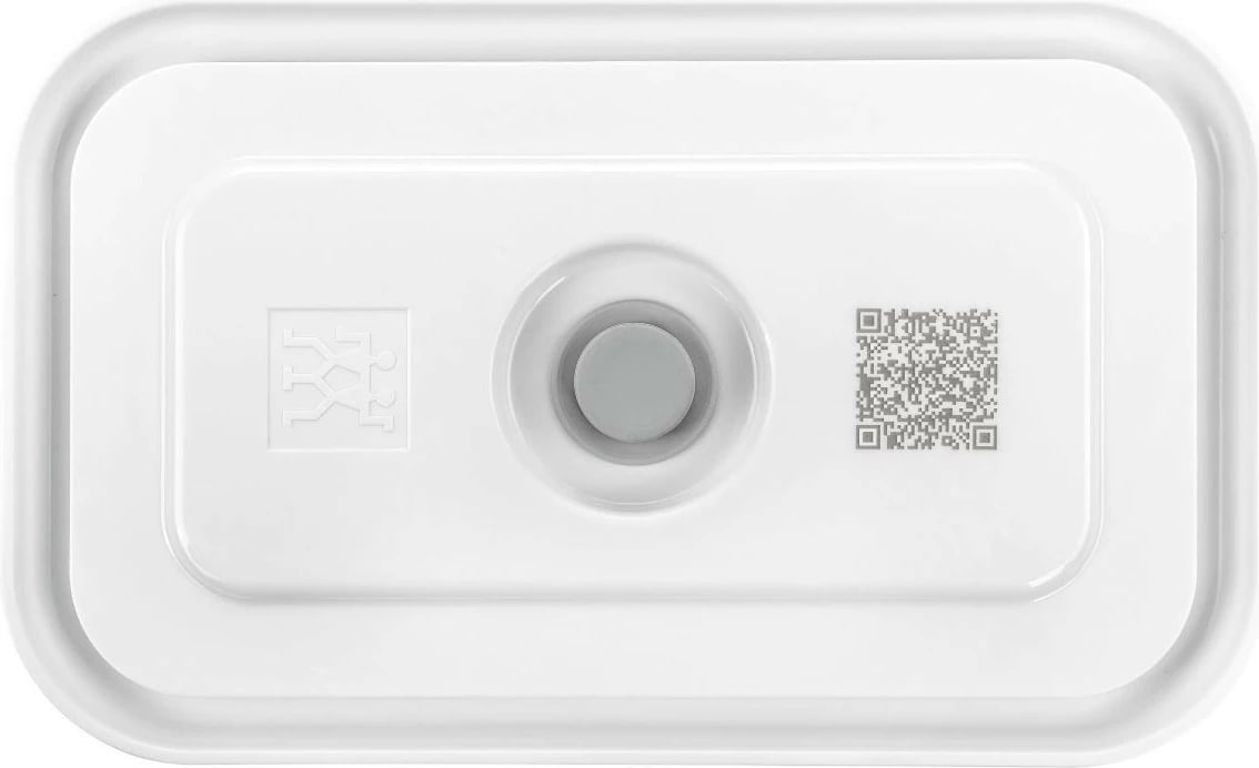 Enë qelqi për ruajtje me vakum, Zwilling Fresh & Save 36803-200-0, 0.95 L, për furrë/mikrovalë/ngrirës, transparente e bardhë
