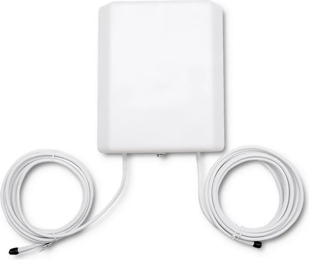 Antenë 4G LTE Qoltec 57020, 14dBi, jashtme, e bardhë