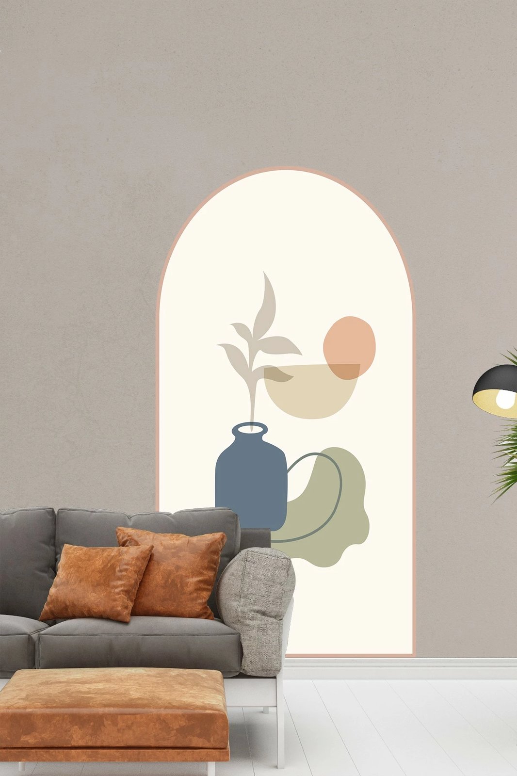 Sticker dekorativ për mur Wallity, ERSYSTCKR19, shumëngjyrësh