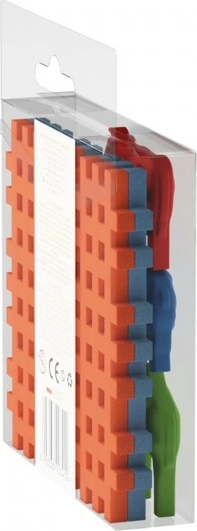 Set lodrash ndërtimi Marioinex Mini Waffle Blocks Animals me bazë, 8 pjesë, shumëngjyrëshe