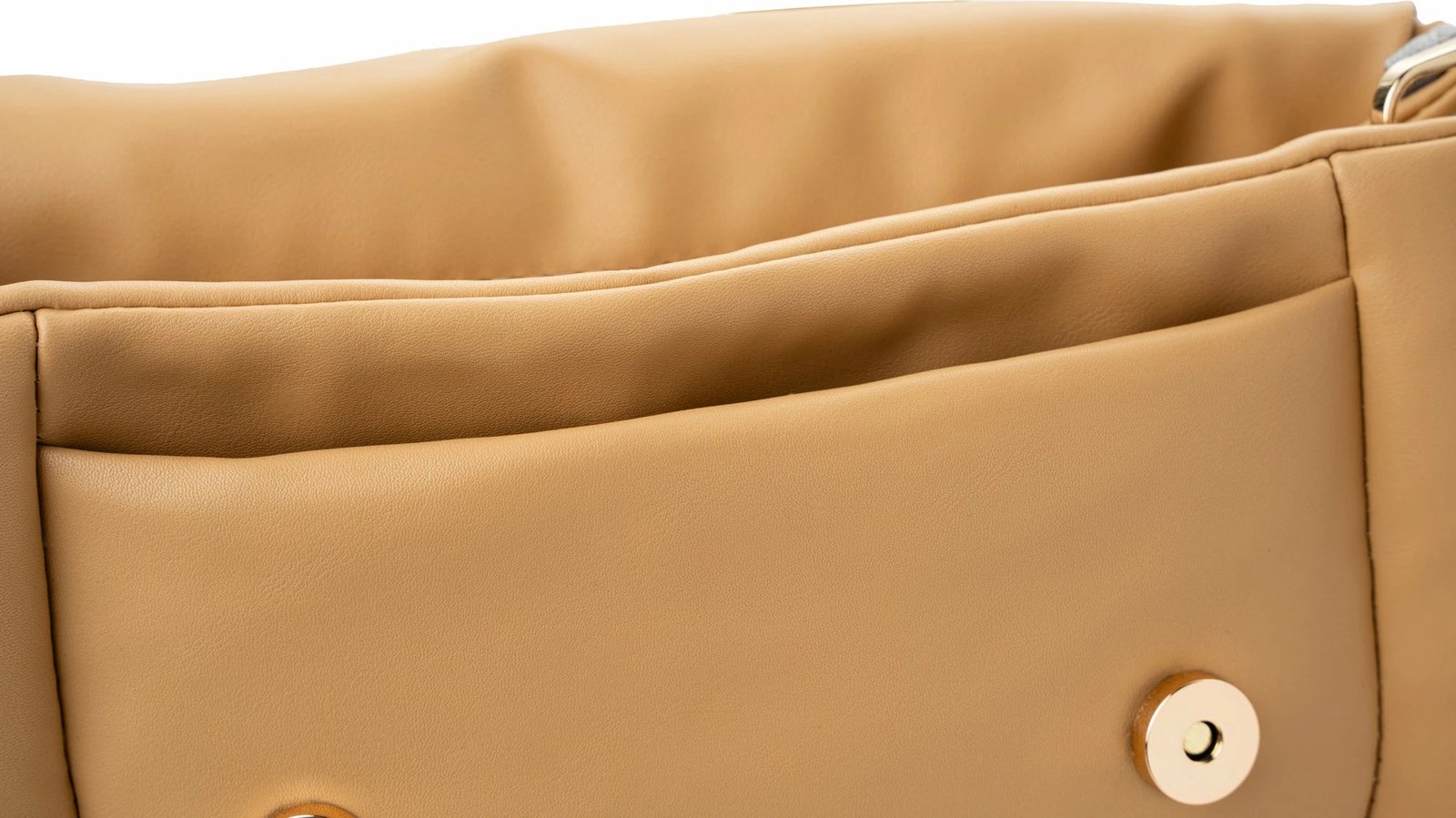 Çantë shpatulle, ngjyrë camel, Genoa