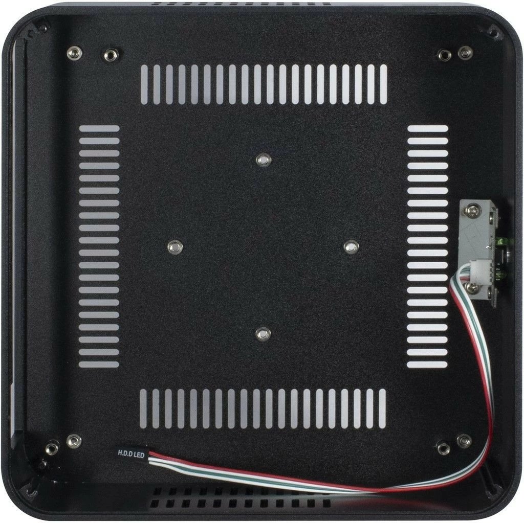Kasë Inter-Tech A80, ITX, Small Form Factor, alumini, e zezë
