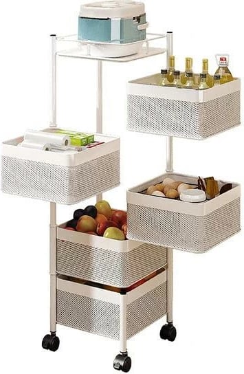 Karrocë ruajtëse NEXT 35469-00, 4 ndarje, e bardhë