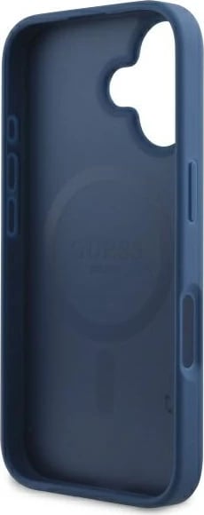 Mbështjellës Guess 4G Printed Stripes MagSafe për iPhone 16, Blu Mbështjellës Guess 4G Printed Stripes MagSafe për iPhone 16, Blu