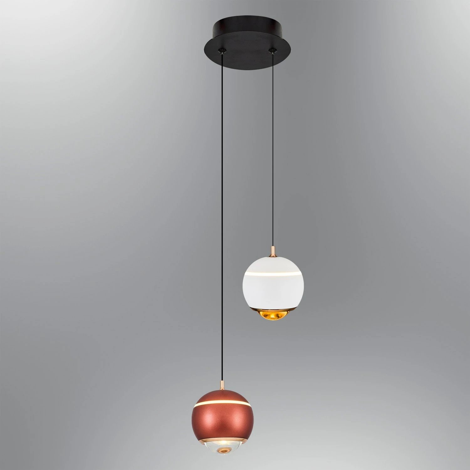 Llambë tavani Opviq, 2806-2A-0104, e bardhë dhe kafe