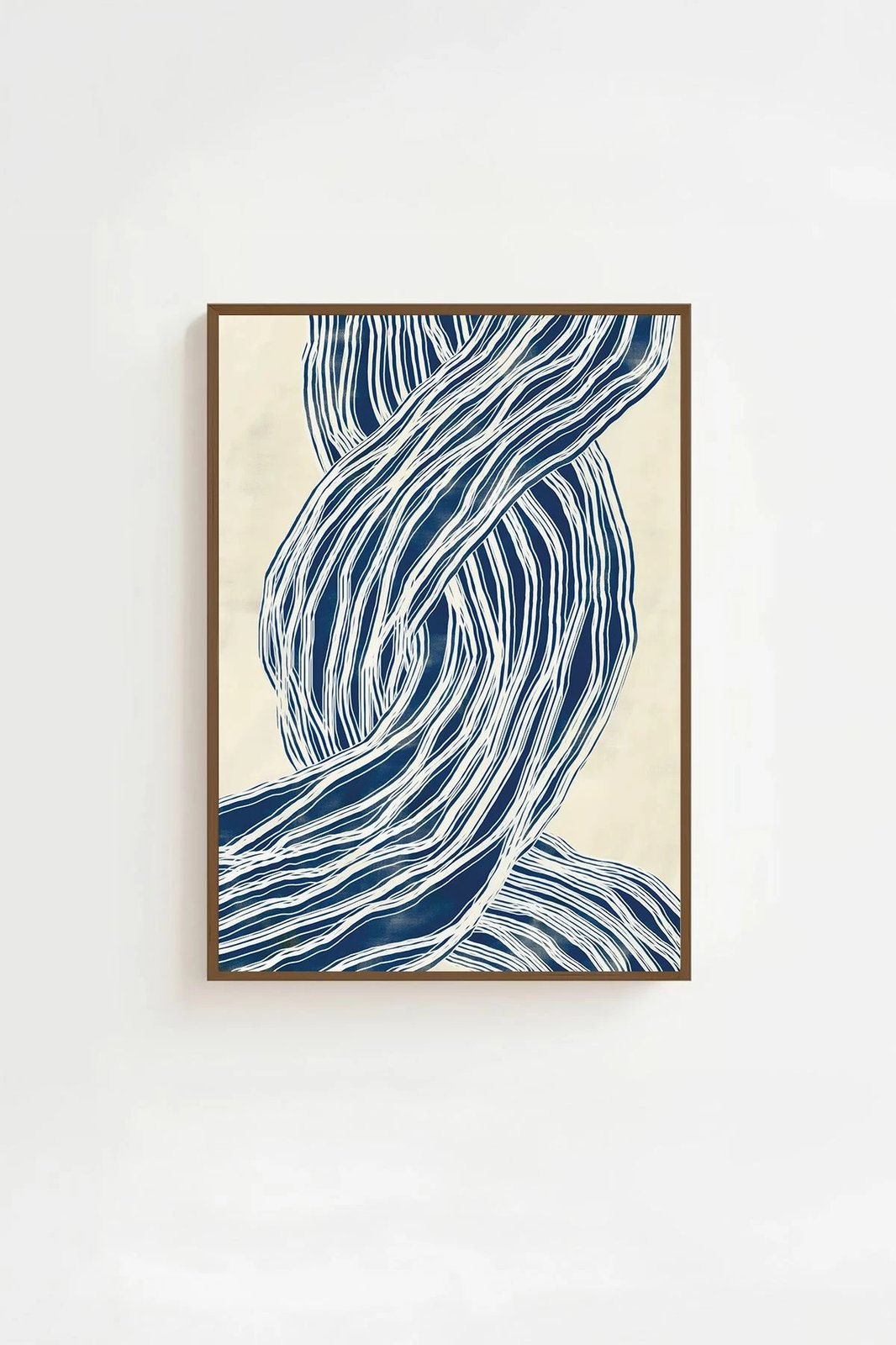 Pikturë dekorative me kornizë, shumëngjyrëshe, Wallity, Lmnmdlkahve15, 33x48cm