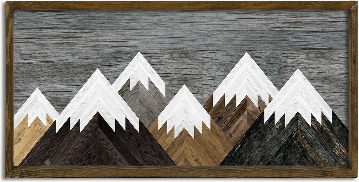 Pikturë dekorative me kornizë, MDF, shumëngjyrëshe, Wallity, TAH044, 60x120cm