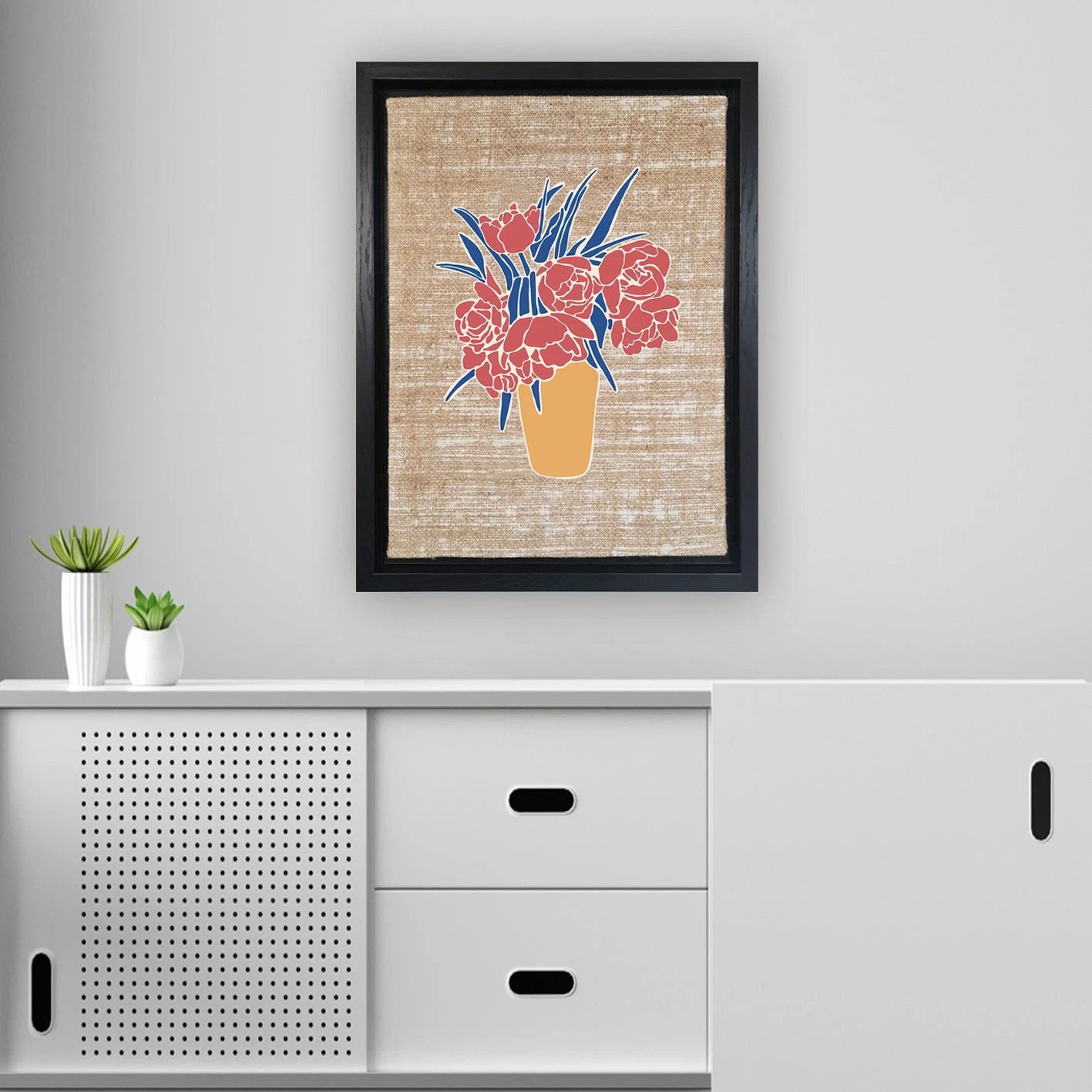 Pikturë dekorative në kanavacë, shumëngjyrëshe, Wallity LSJ219510825093, 46x66cm