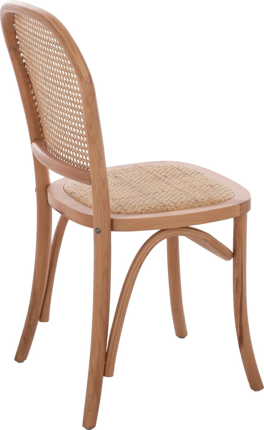 Karrige profesionale SLOAN, dru ahu, shpinë e perforuar, FH8915.21, natyrale, 45x48x88H cm