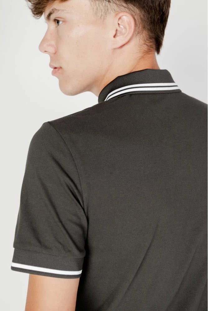 Maicë polo për meshkuj EA7 Emporio Armani, gri