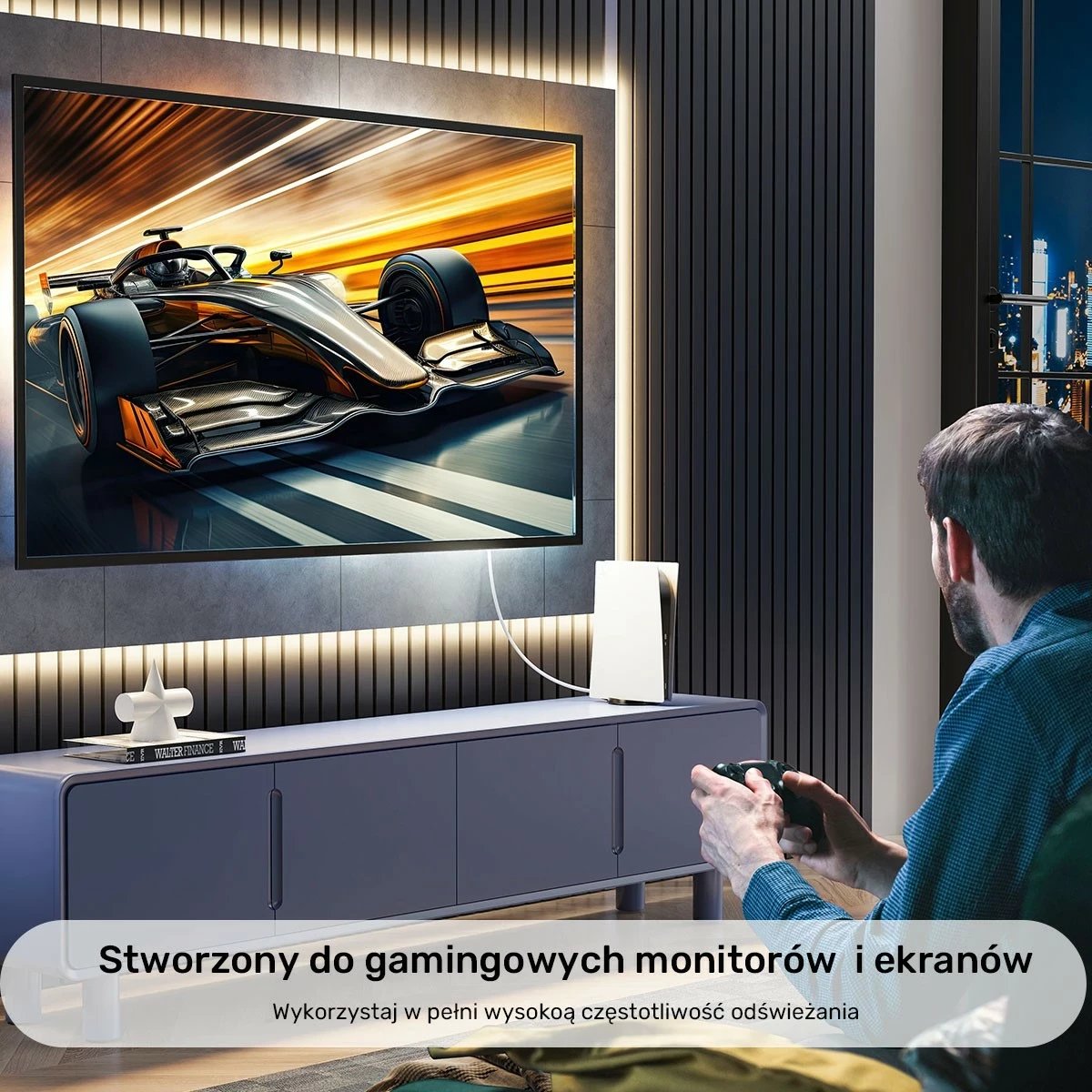 Kabëll HDMI Unitek 2.0 4K 7m i bardhë