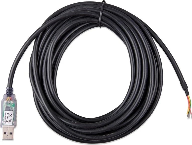 Kabeli Victron Energy RS485 në USB, 5 m, i zi