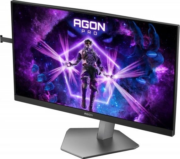 Monitor AOC AG276QZD2, 26.7 inç, QD OLED, 240Hz, i zi/argjendtë