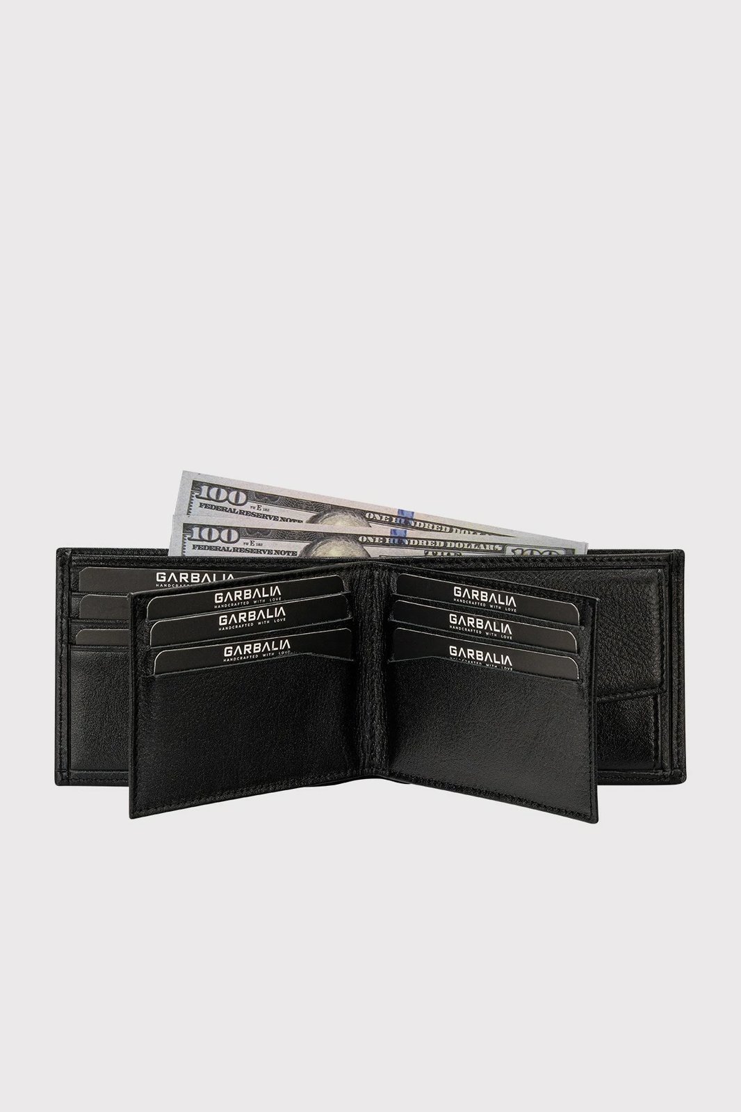 Portofol për burra, lëkurë origjinale, ngjyrë e zezë, Zoozie Bags Liverpool