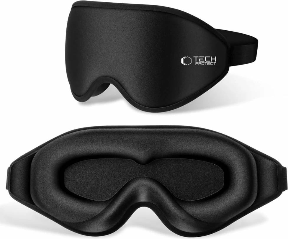 Maskë gjumi Tech-Protect Eyeshade Sleep, e zezë
