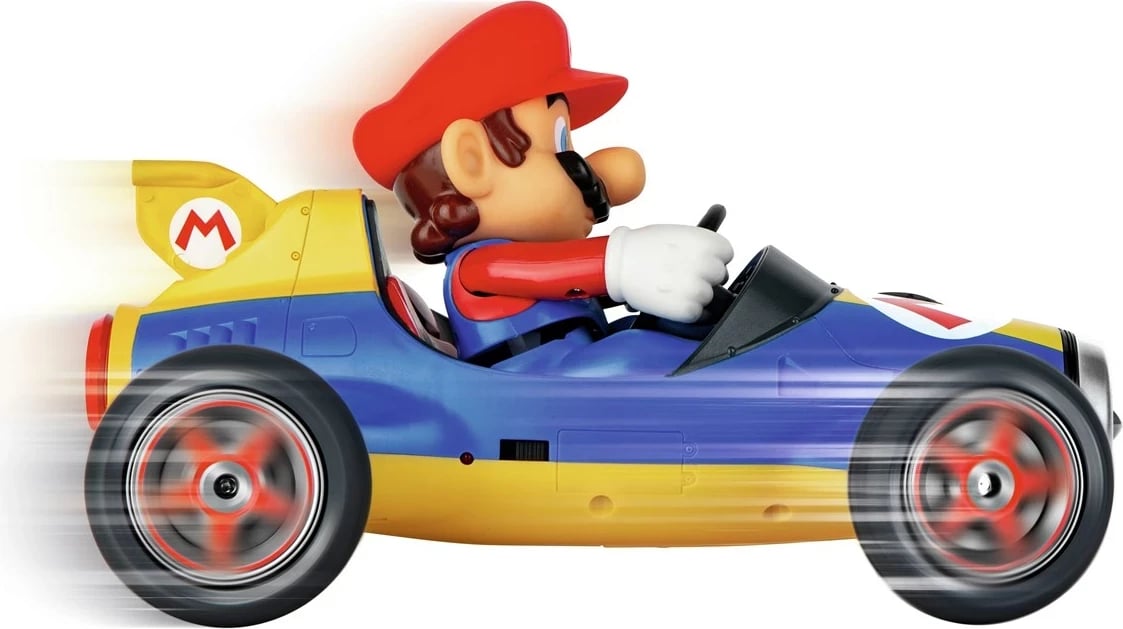 Makina RC Carrera Mario Kart Mach 8, Elektrike, 1:18, Shumëngjyrëshe