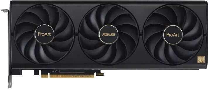 Kartë Grafike ASUS ProArt -RTX4070TIS-O16G, NVIDIA GeForce RTX 4070 Ti SUPER, 16 GB GDDR6X, e Zezë
