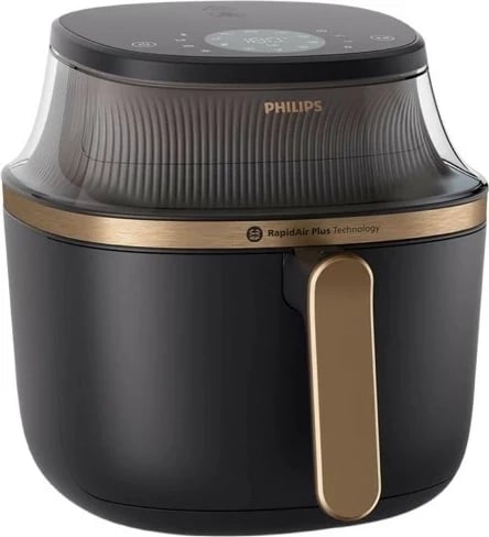 Fryer Philips Ovi Mini 3000 NA322/00, 4.2L, 1400W, e zezë/ari