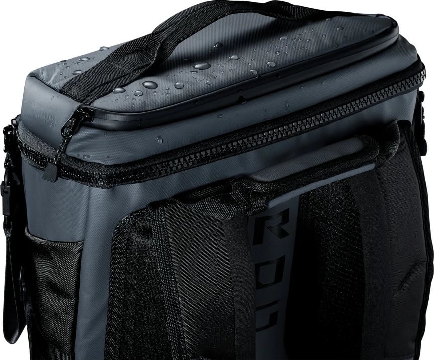 çantë shpine për laptop 17 inç, Asus ROG Ranger BP2701 Cybertext, gri/zezë