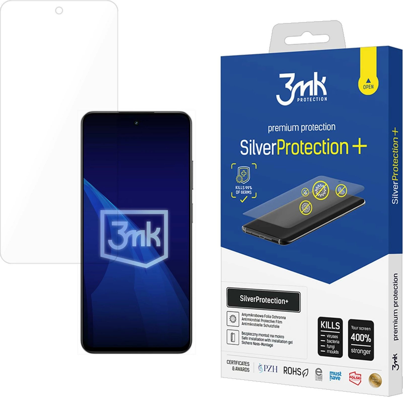 Folje mbrojtëse për ekran, 3mk Protection SilverProtection+ për Realme 14x