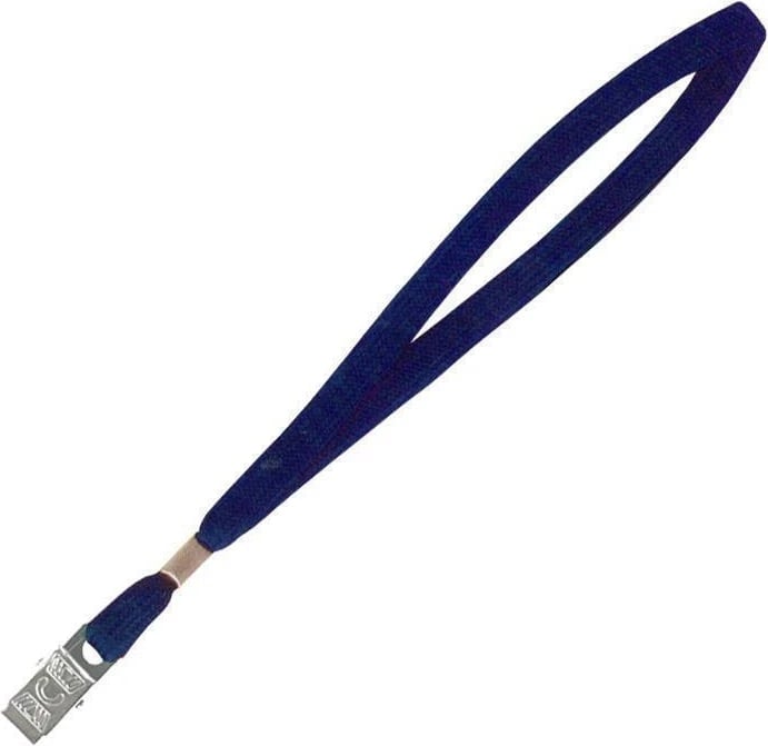 Litar konferencash NEXT me kapëse, 45x1cm, 50 copë, Blu