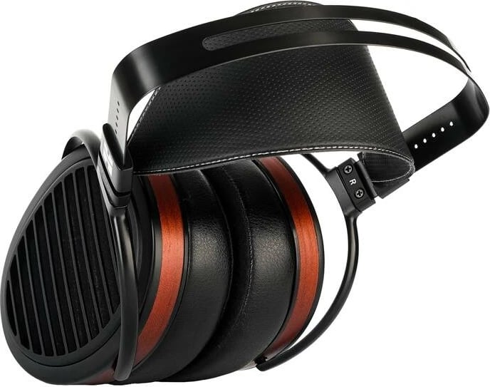 Kufje HiFiMAN Arya Organic, planar, me tela, ANC, të zeza me detaje druri