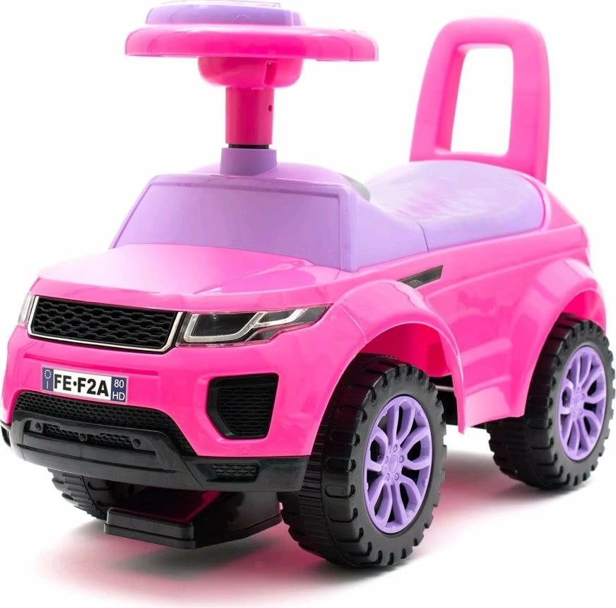 Makinë ride-on, BABY MIX, SUV, timon me melodi, hapësirë nën sedilje, deri 27 kg, moshat 12–36 muaj, blue