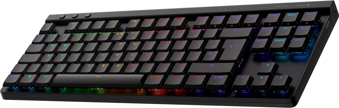 Tastierë Logitech G 920-012544, Wired & Wireless, RGB LED, QWERTZ, E zezë
