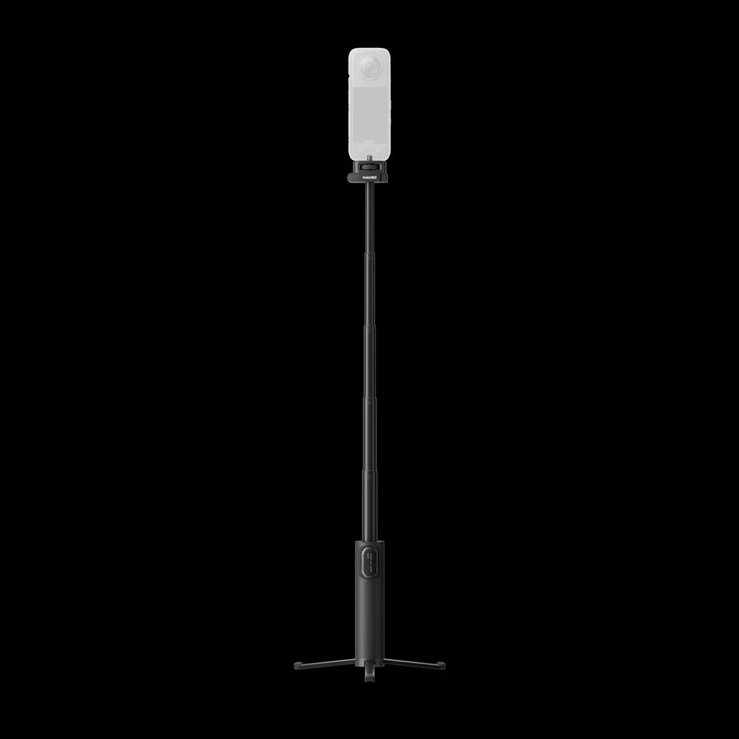 Selfie stick i palosshëm Insta360 me telekomandë, 2-në-1, 1/4” Mount, i zi