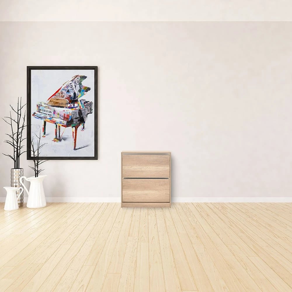 Dollap për këpucë, ngjyrë arrë e çelët, Hanah Home, Shc-520-Tt-1