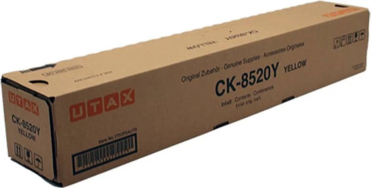 Toner, Utax, CK-8520Y Copy Kit (1T02P3AUT0), origjinal, i verdhë
