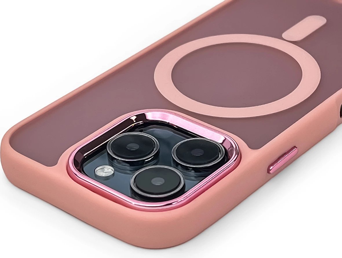 Mbështjellës Hurtel Fashion Case MagSafe për iPhone 16 Pro, rozë