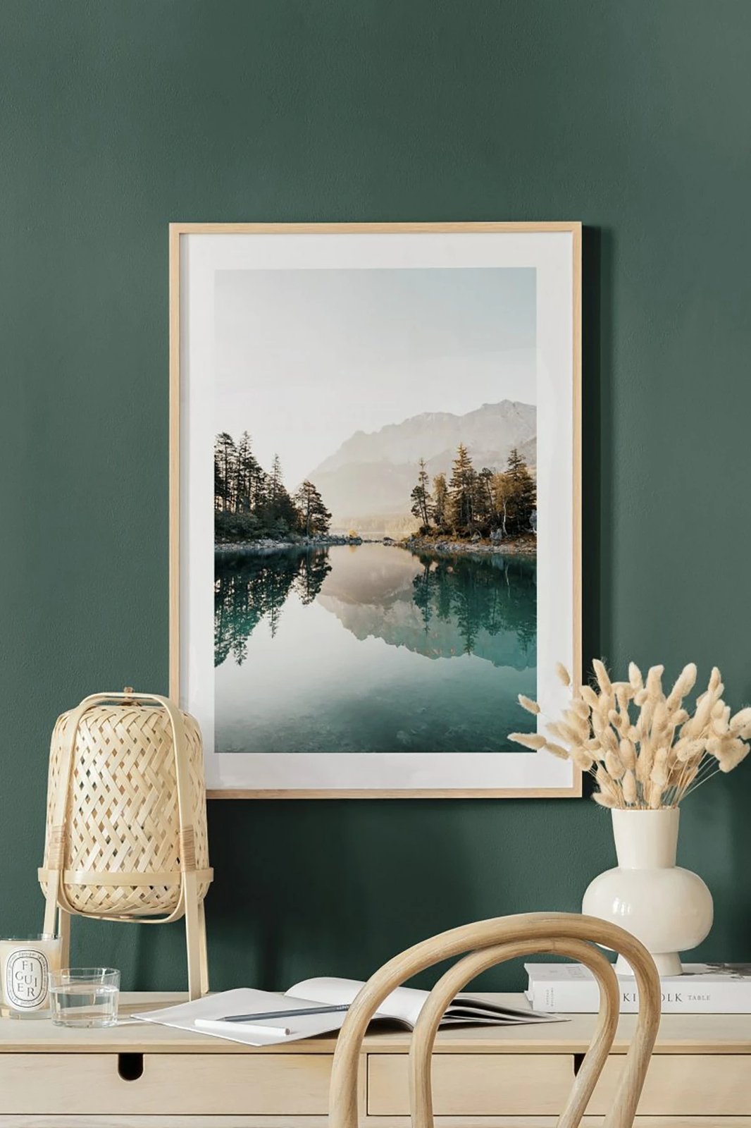 Pikturë dekorative me kornizë, Wallity, Tekhamcerceve85, shumëngjyrëshe, 33x48cm