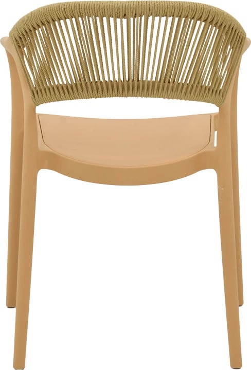 Karrige Ankara, e grumbullueshme, ngjyrë kapuçino me ratan bezhë, 57x48x80cm