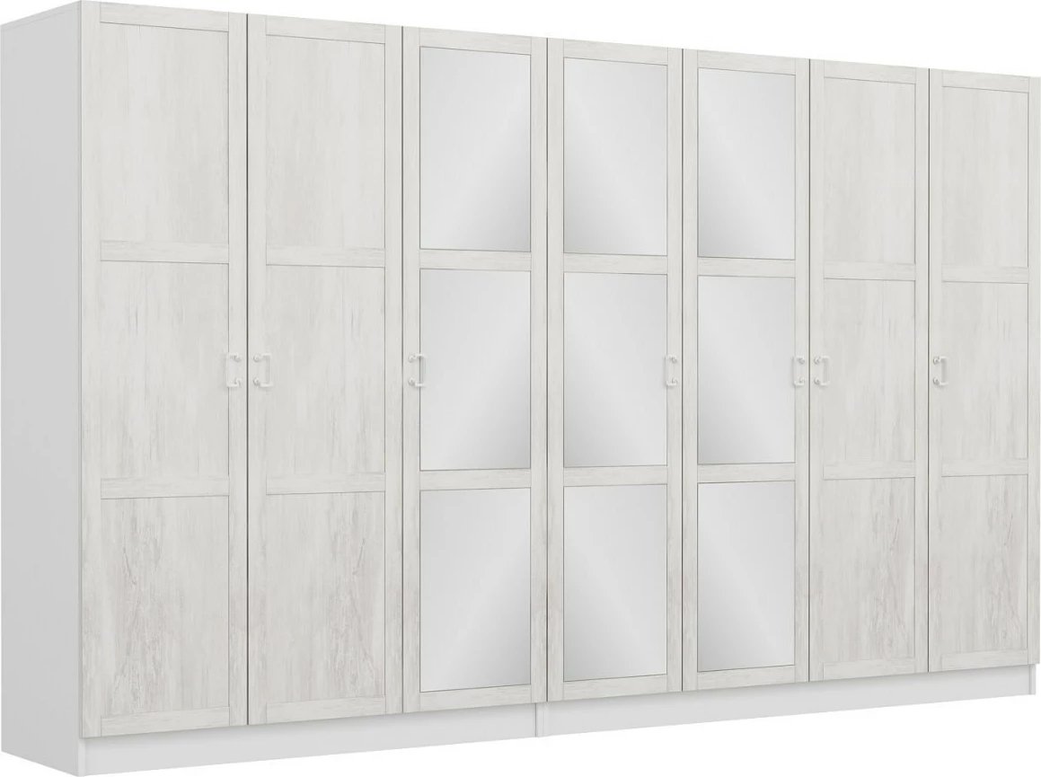 Dollap i bardhë, Skye Decor, Kale Country, 2466, 315x190x52cm