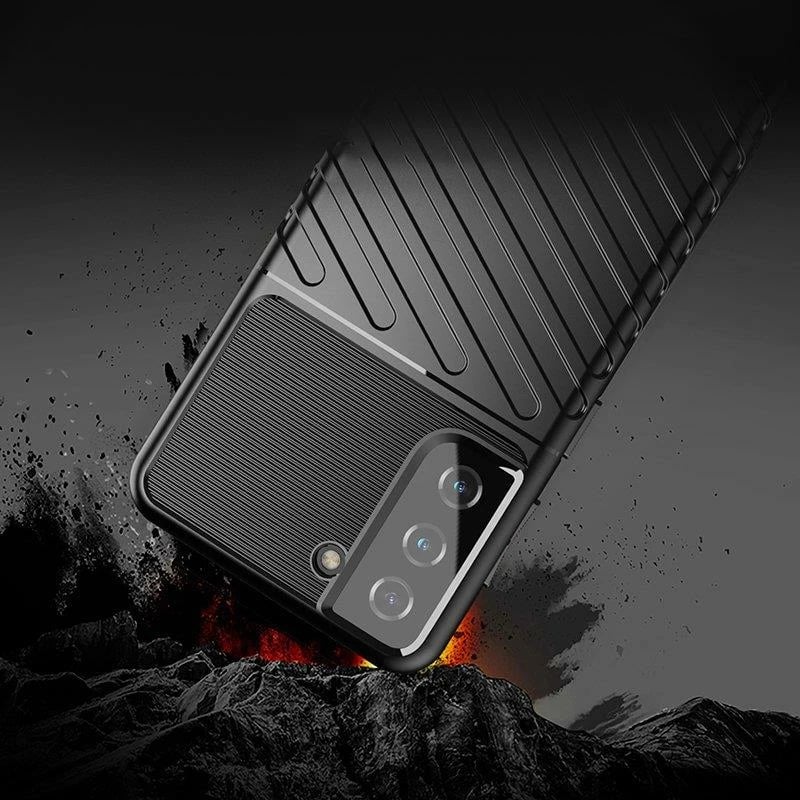 Mbështjellës Hurtel Thunder Case për Samsung Galaxy S23, silikon, i blinduar, Blu