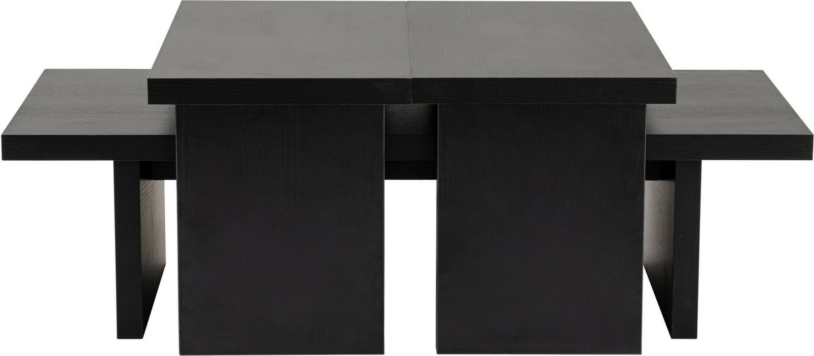 Set tavolinash kafeje Nordure, ngjyrë dru e zezë, Sanctuary