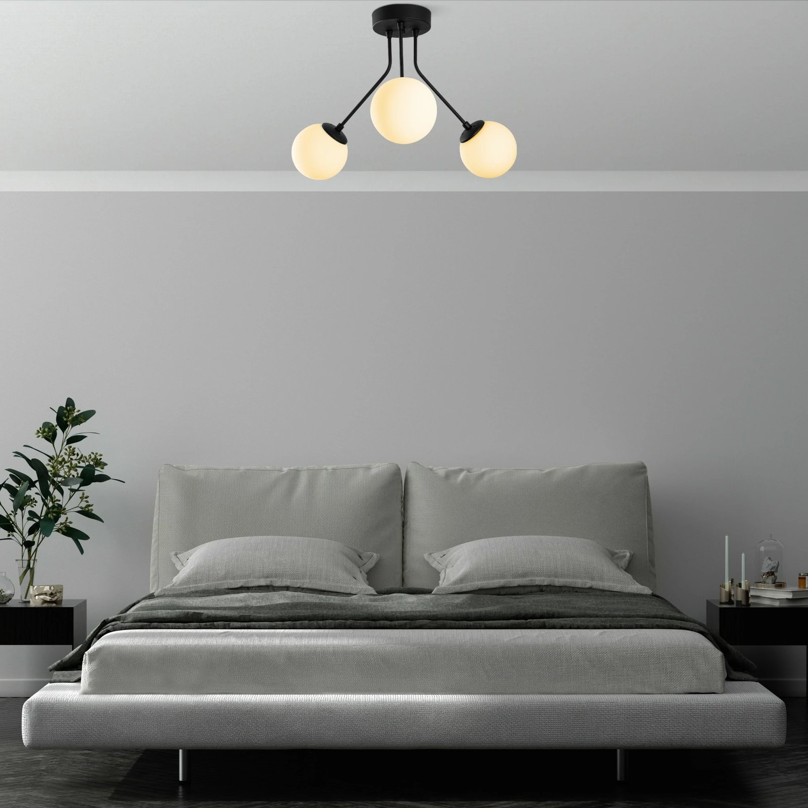 Llambë tavani Opviq, Orion - 13955, ngjyrë e zezë