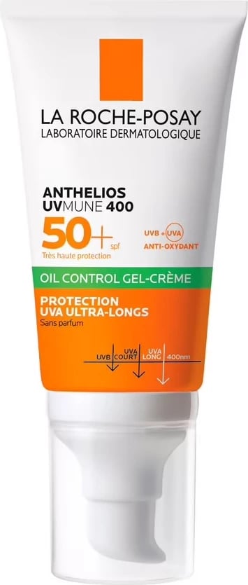 Krem për fytyrë me SPF La Roche Posay Anthelios UVmune 400 Oil Control për femra, pa aromë, 50ml