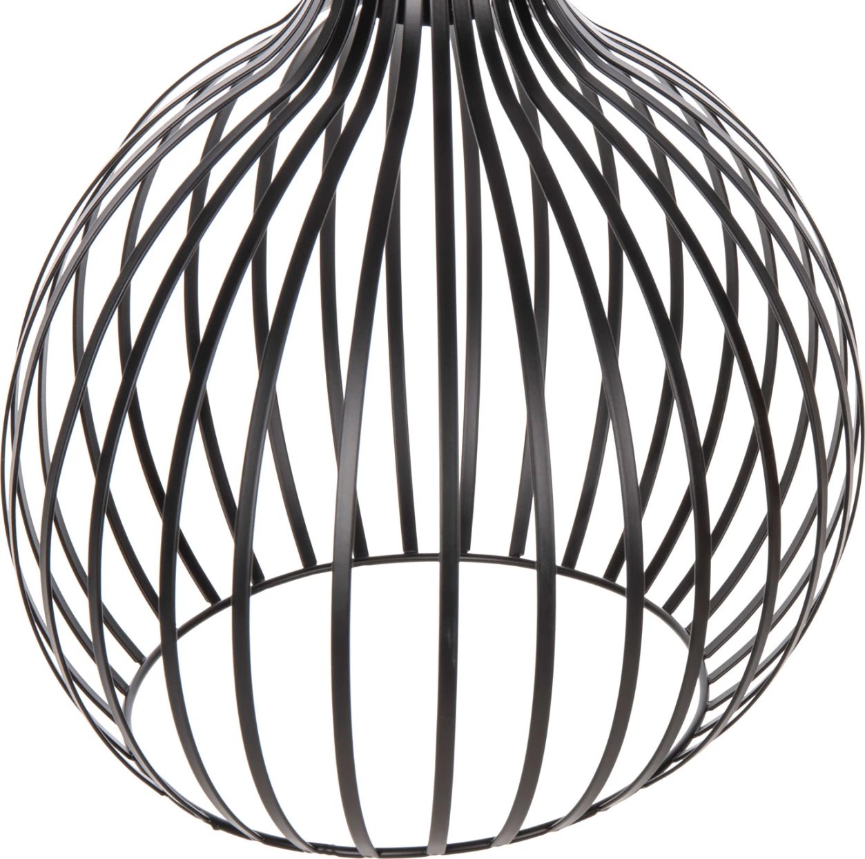 Llambë varëse tavani, kapak metali i zi, FH4164, Φ28x138H cm