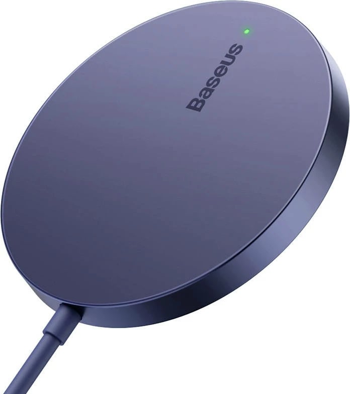 Karikues wireless magnetik Baseus Simple Mini3, 15W, vjollcë