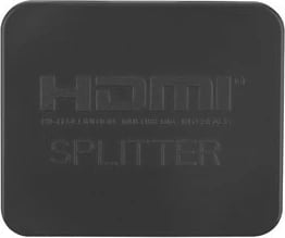 Ndarës video HDMI Lanberg SPV-HDMI-1002 1x HDMI in, 2x HDMI out, 4K 30Hz, furnizim USB-C, i zi