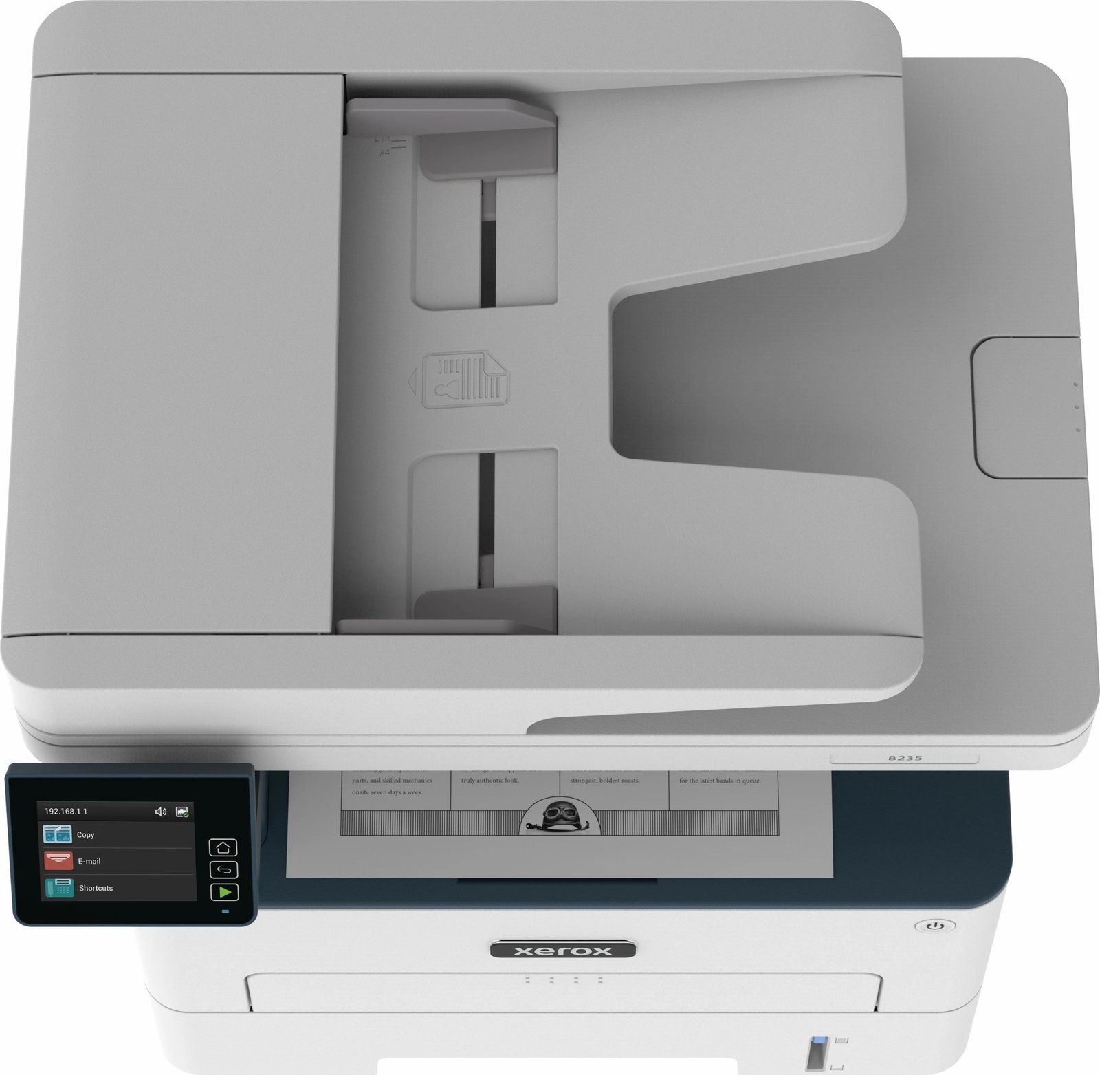 Printer multifunksional Xerox B235, laser, mono, wireless, duplex, A4, 251 fletë, bardhë/blu