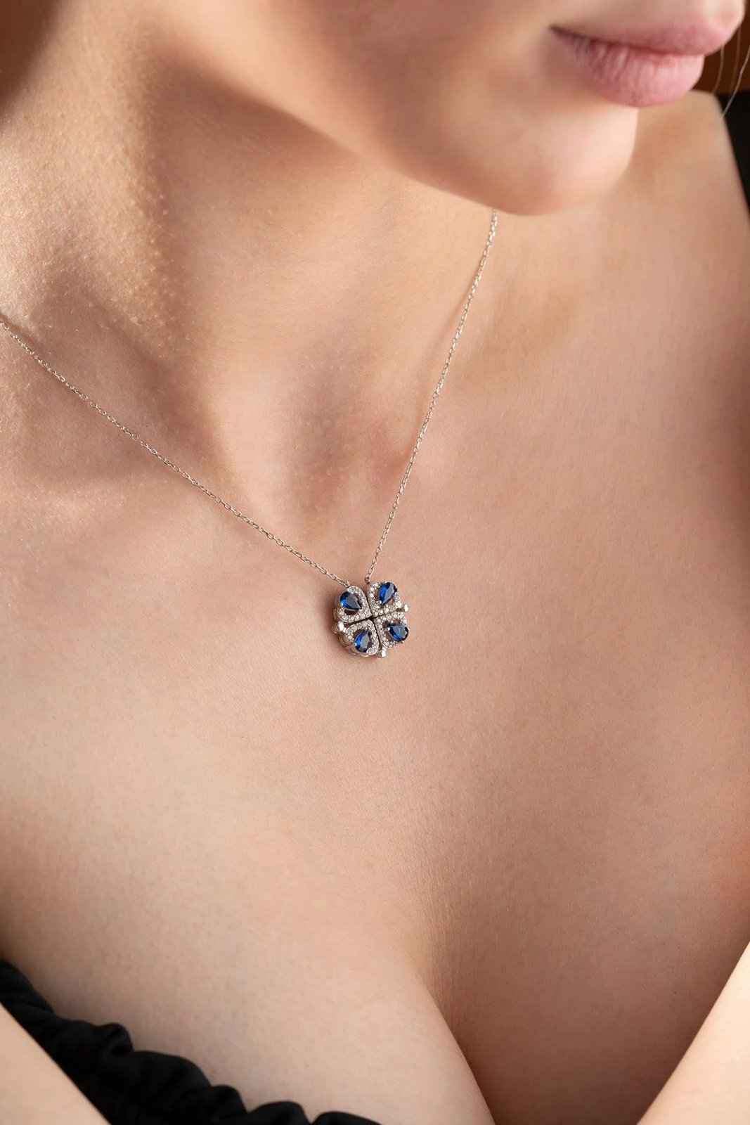 Vathë argjendi me gurë të kaltër dhe të bardhë, Jumeon, NRZ999182